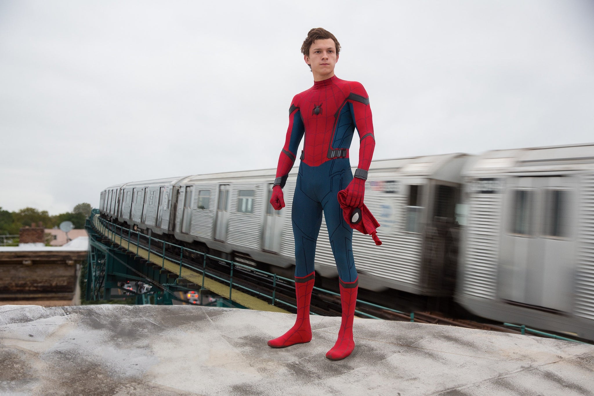 Tom Holland as Spider-Man (Image via. NO GUNK)
