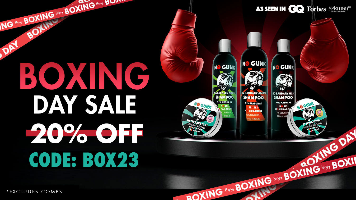 100% Natural Grooming Products - NO GUNK