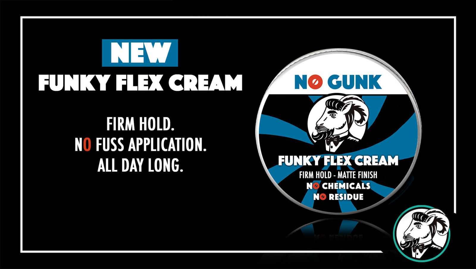NO GUNK Organic Hair Wax Clay Cream For Men Styling Funk Matte Lava Clay Putty Gel Fibre Balm